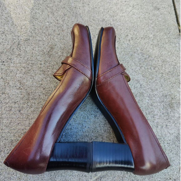 Vintage brown nine west Y2K preppy pumps - Picture 6 of 7